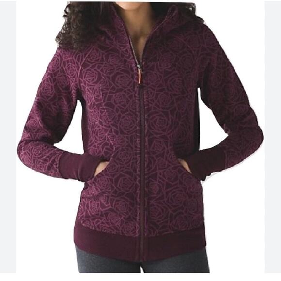 Lululemon Athletica Jackets & Blazers - Lululemon Scuba Hoodie Jacket III 
Posey Red Grape Bordeaux Drama Rose